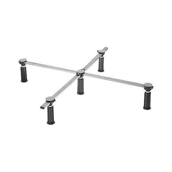 Duravit D-Code Duschwannenfuß 750x750x125mm, für Serie D-Code, Höhe 125-185mm