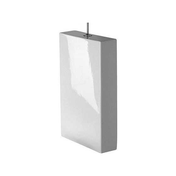 Duravit Starck 1 Spülkasten aus Keramik 125x390x660mm, Weiß, 6l, Stop & Go, Wasseranschluss L 3/8