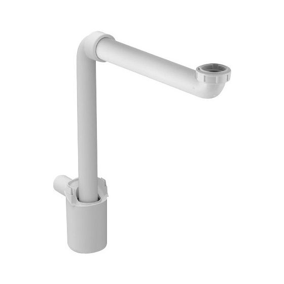 Duravit Universal Raumsparsiphon Kunststoff 1 1/4