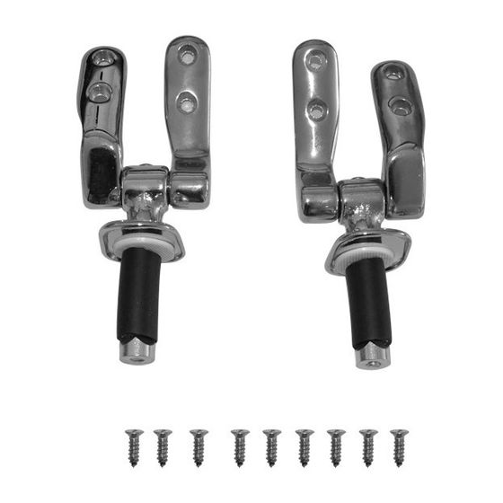 Duravit Scharnierpaar für WC-Sitz 1930, Chrom, bis Oktober 2003