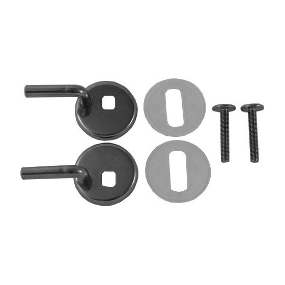 Duravit Scharnierpaar für WC-Sitz Happy D. und Starck 2, ohne SoftClose, Chrom