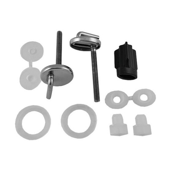 Duravit Scharnierpaar für WC-Sitz Darling und Duraplus, Chrom