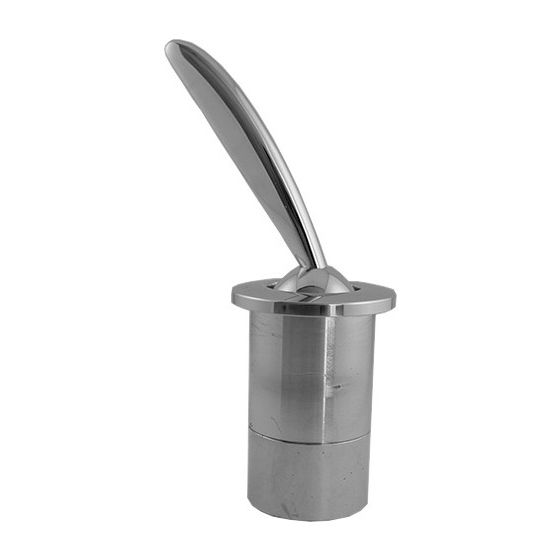 Duravit Druckknopf für Spülkasten Philippe Starck, Chrom Classic, 0074101000