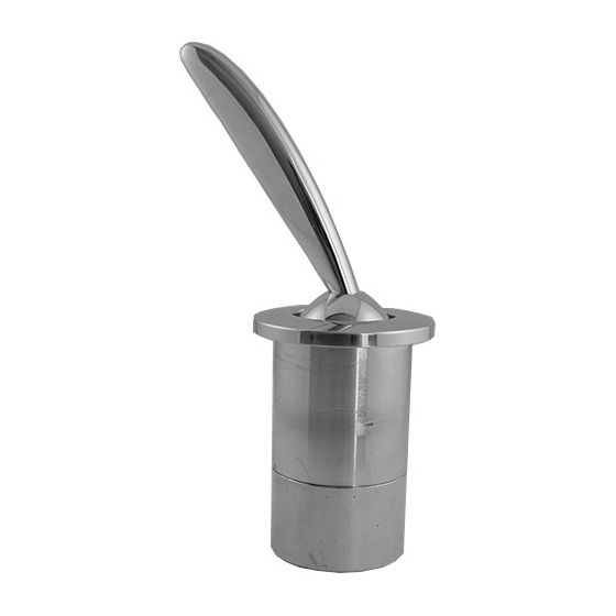 Duravit Druckknopf für Spülkasten Philippe Starck, Chrom Classic, 0074101000