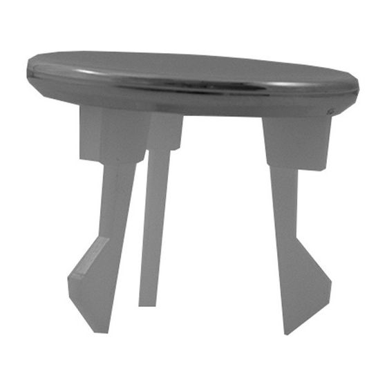 Duravit Überlaufclip, Chrom, 1001070000