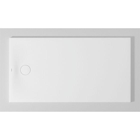 Duravit Tempano Duschwanne Halbeinbau Bodenbündig 800x1500x50mm, Quadratisch, Weiß glänzend, Antislip, Sanitäracryl, Höhe 50mm