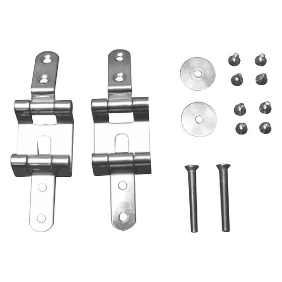 Duravit Scharnierpaar für WC-Sitz, Chrom 006520, 006430