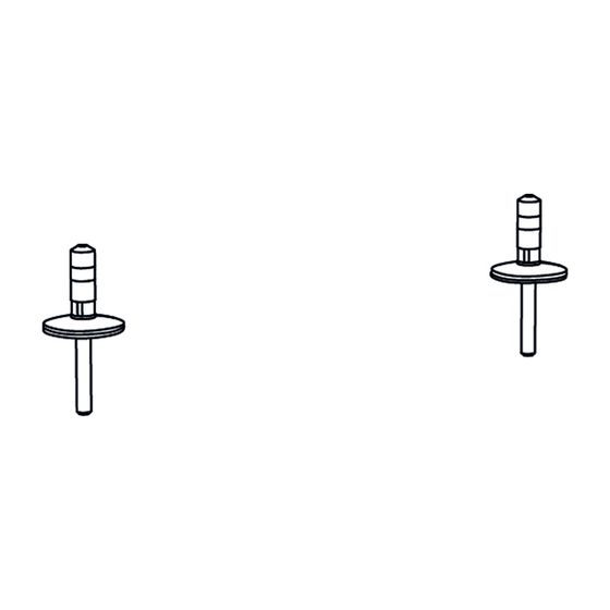 Duravit Scharnier-Set für WC-Sitz mit Absenkautomatik, Edelstahl, 0061301000