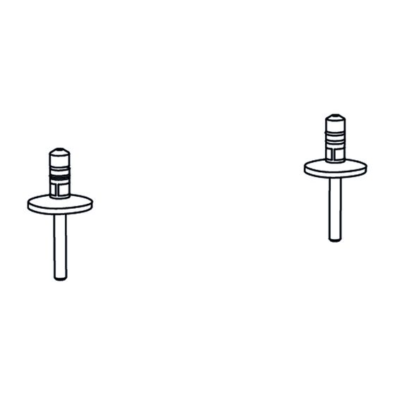 Duravit Scharnier-Set für WC-Sitz mit/ohne Absenkautomatik, Edelstahl, 0061761000