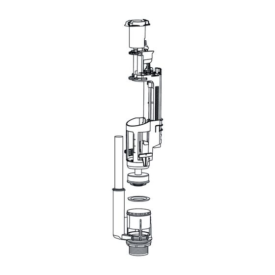 Duravit Ablaufventil, für Starck 1 Spülkasten, 0074173800, 0074173900
