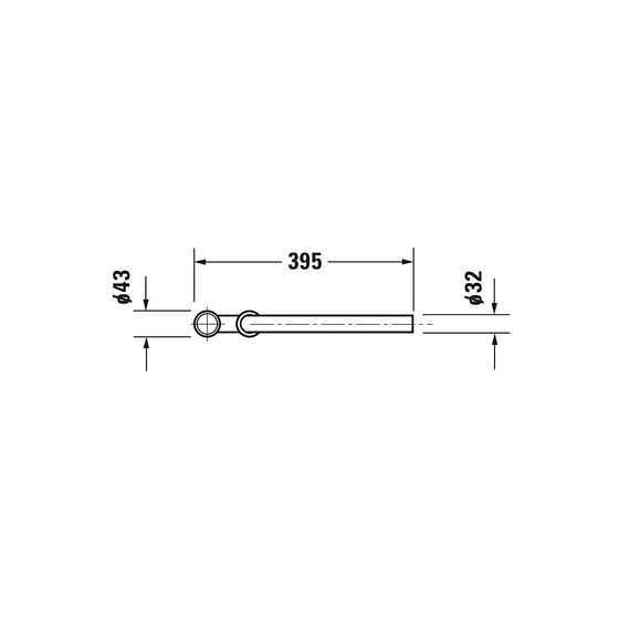 Duravit Röhrensiphon Universal 1 1/4