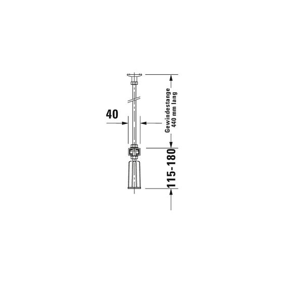 Duravit Fußgestell für D-Code Eckbadewanne 700137