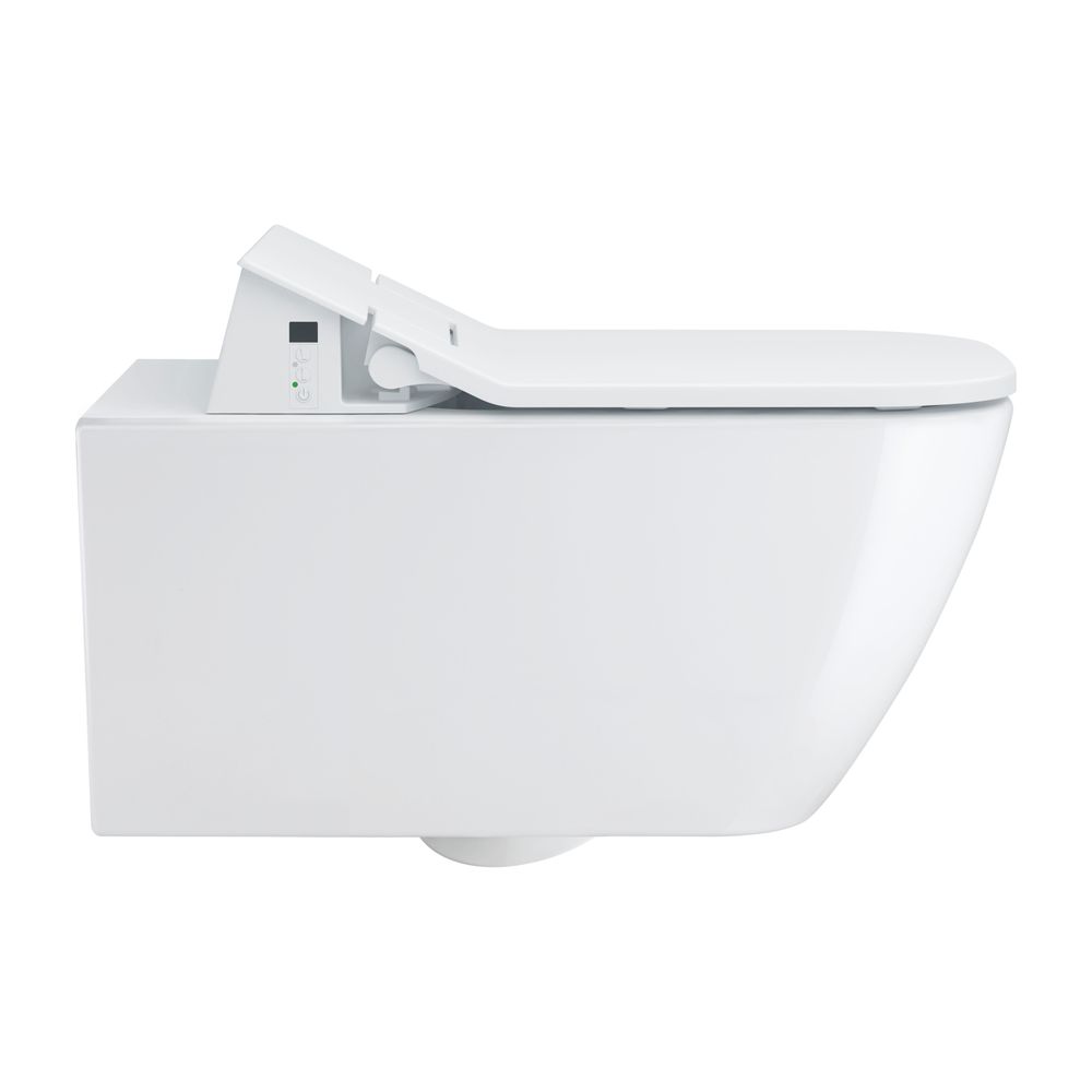 Duravit Happy D.2 Wand-WC 620x365x345mm, Weiß Hochglanz, 4,5l, SensoWash, Tiefspül... DURAVIT-25505900001 4021534930973 (Abb. 4)