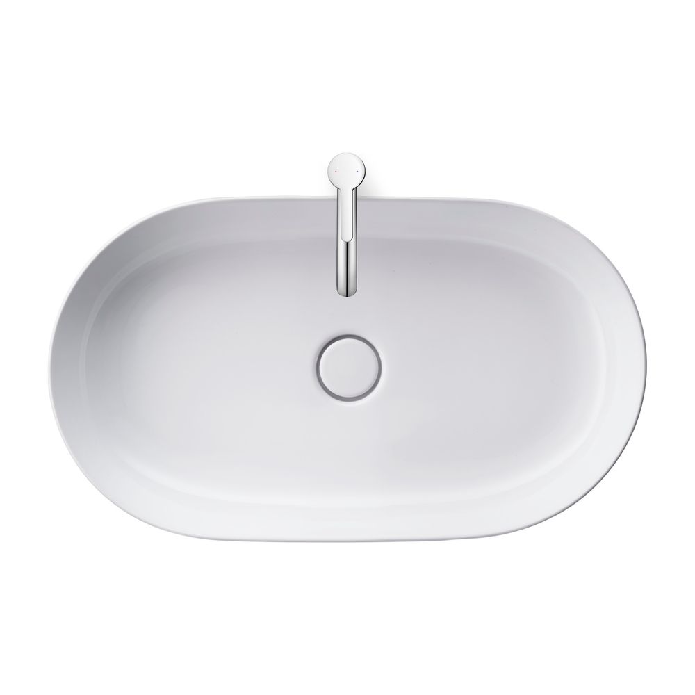 Duravit Luv Aufsatzbecken 700mm, Weiß Hochglanz, WonderGliss, DuraCeram, Oval, ohn... DURAVIT-03797000001 4053424900933 (Abb. 1)