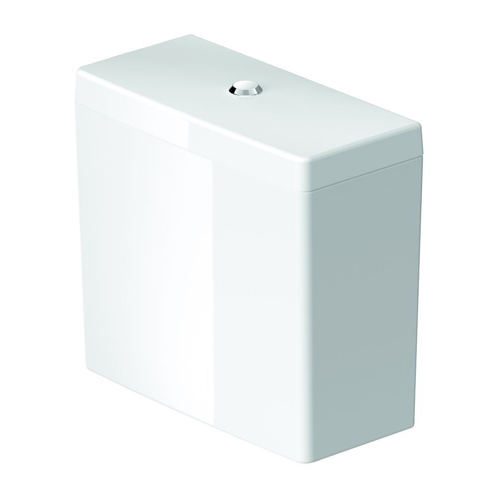 Duravit Starck 3 Spülkasten aus Keramik 180x390x365mm, Weiß, WonderGliss, 6/3l, Du... DURAVIT-09201000051 4021534271182 (Abb. 1)