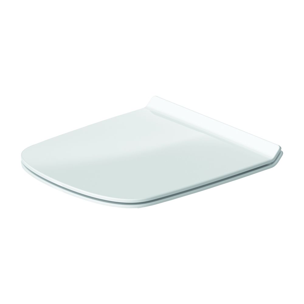 Duravit DuraStyle WC-Sitz D-shaped, Weiß Hochglanz 359x43x423mm, ohne Absenkautomat... DURAVIT-0063710000 4021534856532 (Abb. 1)