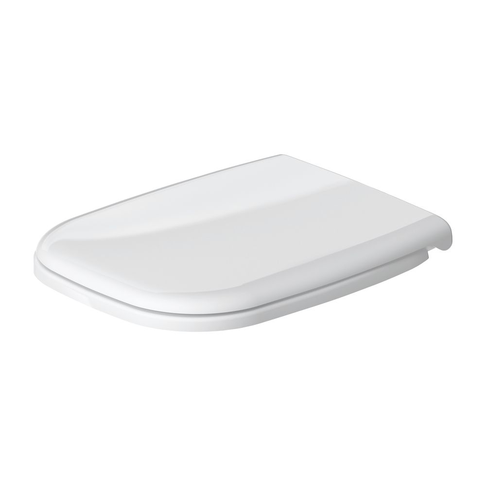 Duravit D-Code WC-Sitz Weiß Hochglanz 360x40x430mm, ohne Absenkautomatik, Edelstahl... DURAVIT-0067310000 4021534384769 (Abb. 1)