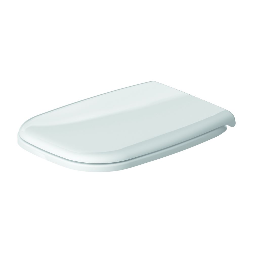 Duravit D-Code WC-Sitz Weiß Hochglanz 360x50x475mm, ohne Absenkautomatik, Edelstahl... DURAVIT-0067410000 4021534427671 (Abb. 1)