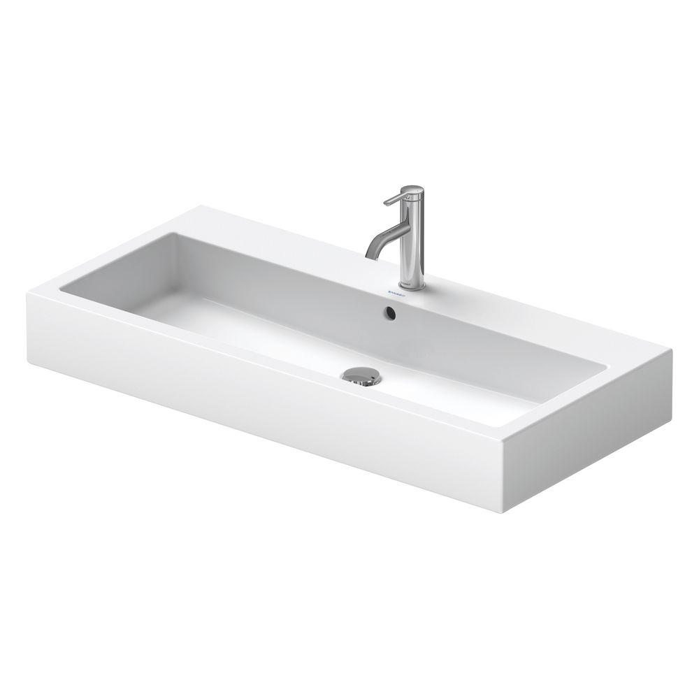 Duravit Vero Waschtisch 470x1000x175mm wandhäng., Weiß Hochglanz, Rechteckig, 1 Was... DURAVIT-0454100027 4021534285776 (Abb. 5)
