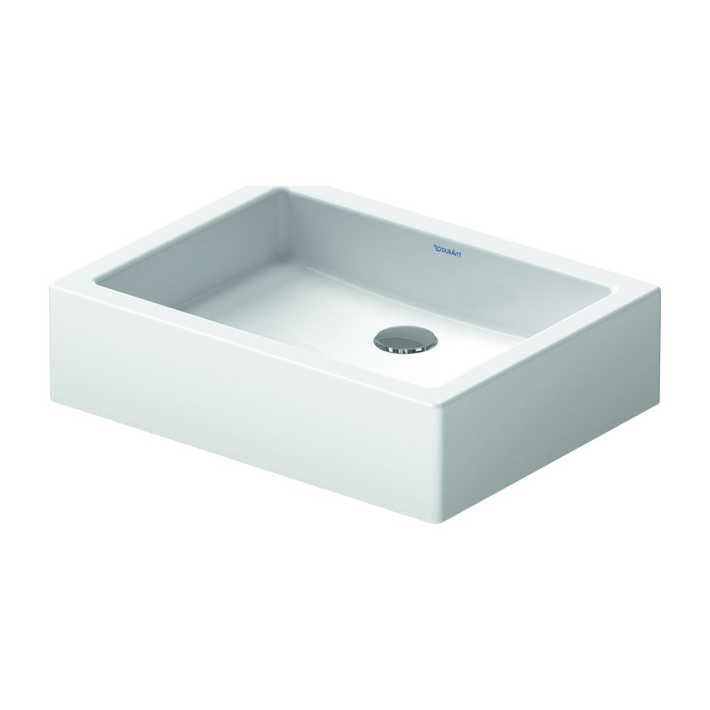 Duravit Vero Aufsatzbecken 500mm, Weiß Hochglanz, WonderGliss, Rechteckig, ohne Üb... DURAVIT-04555000001 4021534317347 (Abb. 1)