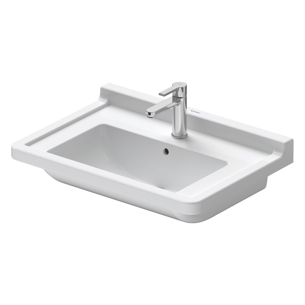 Duravit Starck 3 Waschtisch 490x700x235mm, Weiß Hochglanz, Rechteckig, 1 Waschplatz... DURAVIT-0304700000 4021534256776 (Abb. 4)