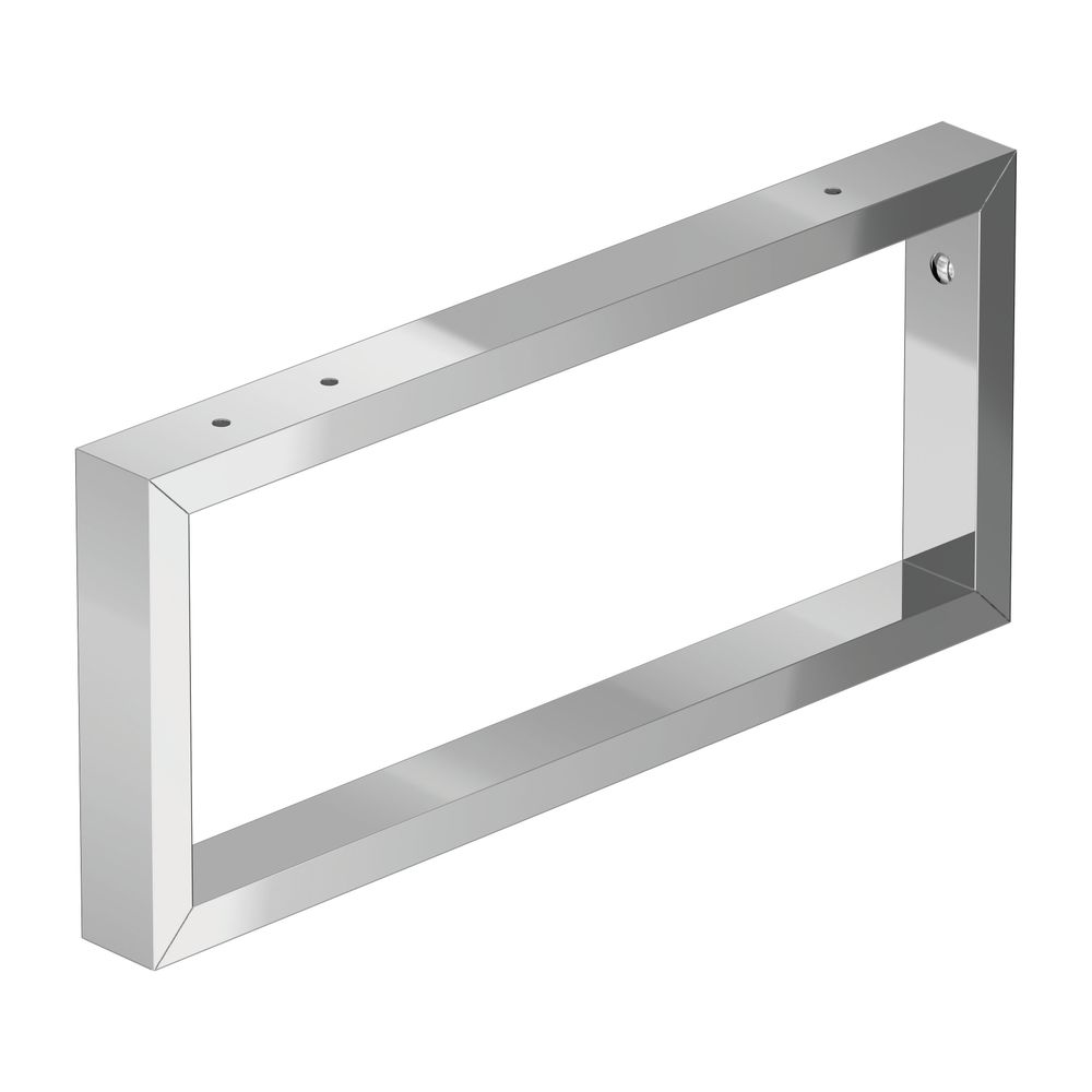 Duravit Universal Konsolenträger 455x42x200mm, Chrom Hochglanz, Stahl für DuraStyl... DURAVIT-UV991700000 4053424035338 (Abb. 1)