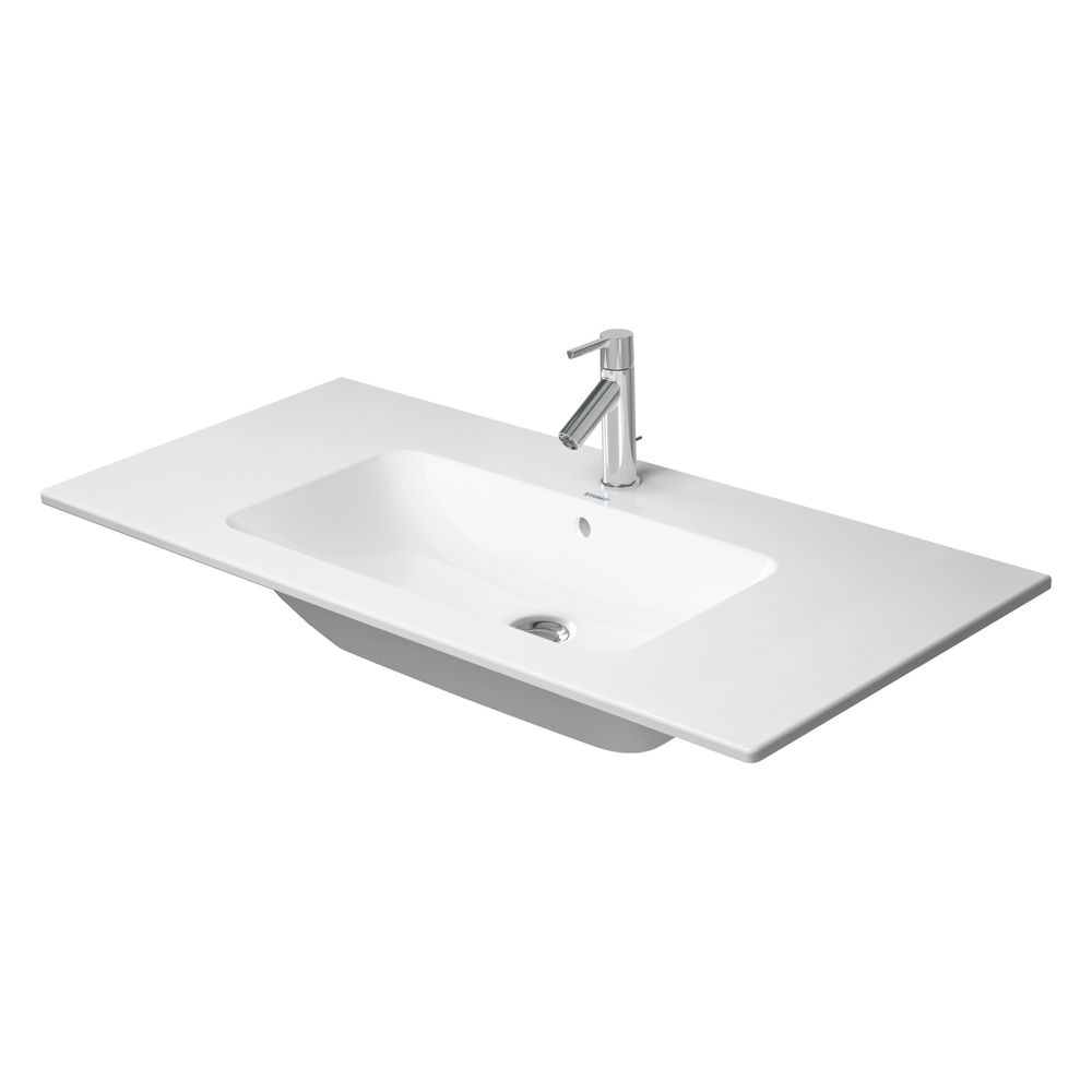 Duravit ME by Starck Waschtisch 490x1030x175mm, WonderGliss, Weiß SDM, Rechteckig,... DURAVIT-23361032601 4053424892870 (Abb. 4)