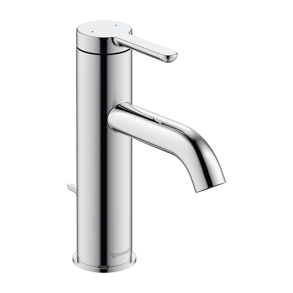 Duravit C.1 Einhebel-Waschtischmischer M, Chrom, 5l/min, Hebelgriff, mit Garnitu... DURAVIT-C11020001010 7612158491086 (Abb. 55)
