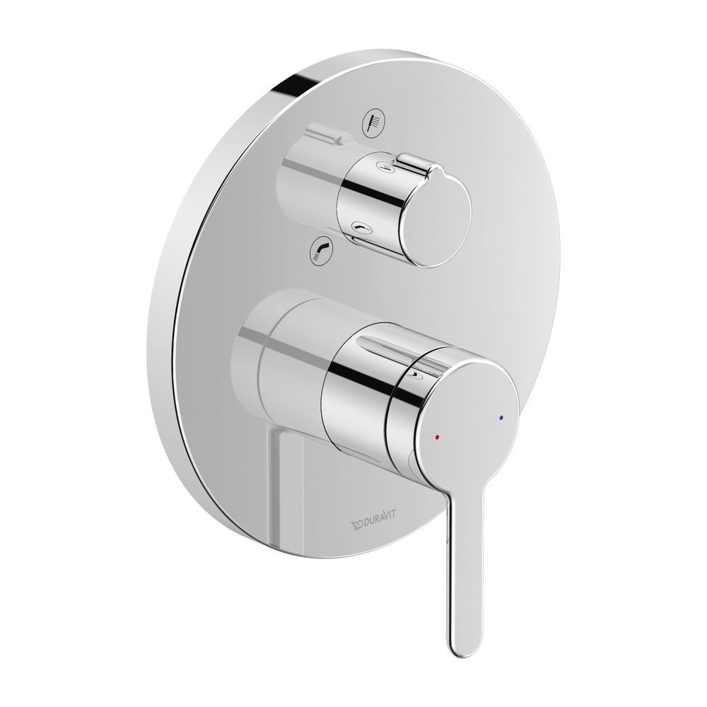 Duravit C.1 Einhebel-Wannenmischer Unterputz, 2 Verbraucher, Chrom, Sicherungsk. ... DURAVIT-C15210018010 7612158492311 (Abb. 2)