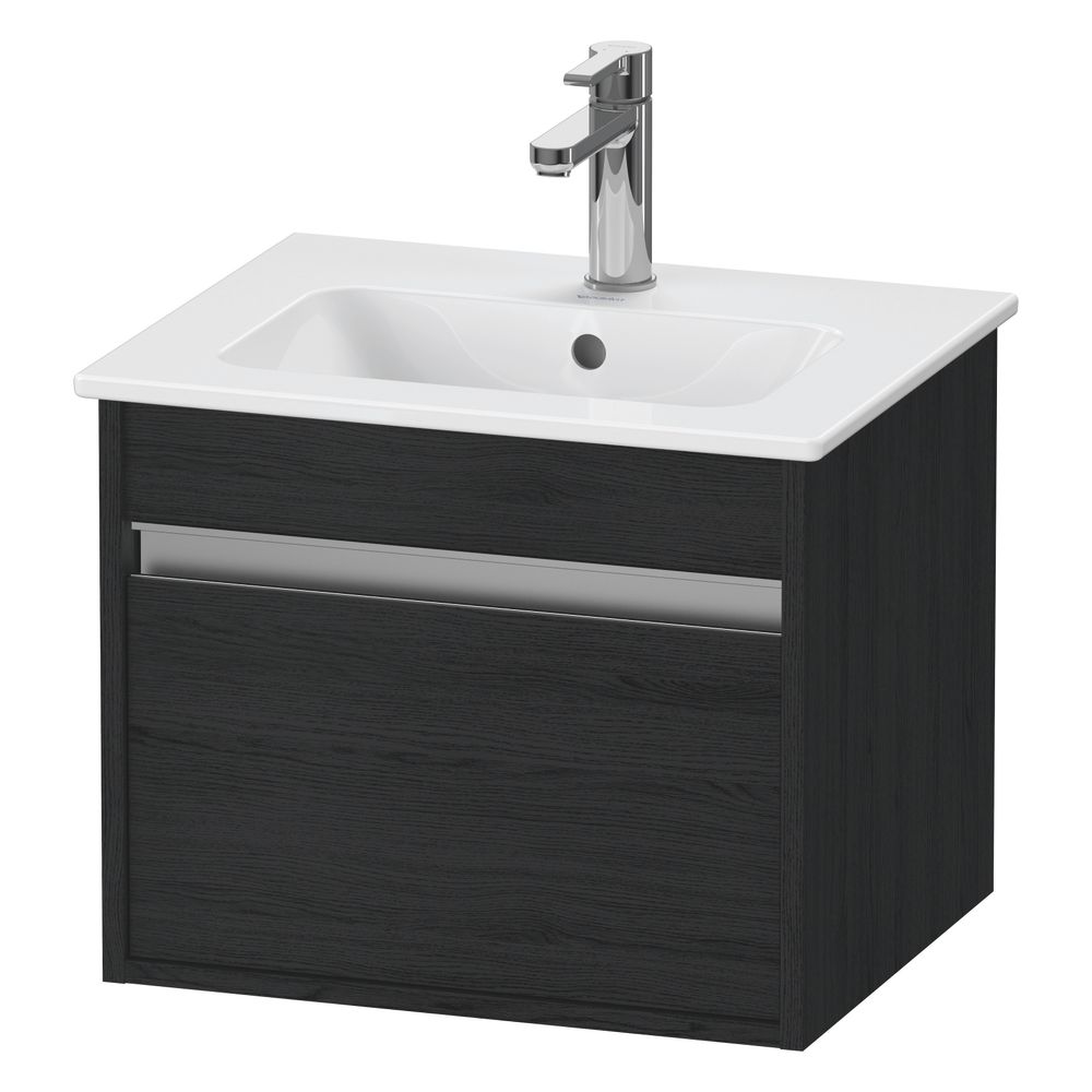 Duravit Ketho Waschtischunterbau wandh. 412x500x410mm Compact Eiche Mattschwarz Gr... DURAVIT-KT640401616 4063382032539 (Abb. 4)