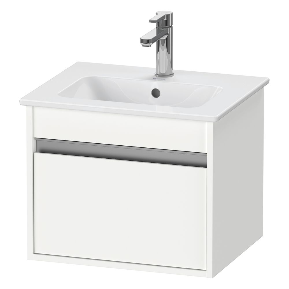 Duravit Ketho Waschtischunterbau wandh. 412x500x410mm, Compact Mattweiß, Griffleis... DURAVIT-KT640401818 4063382032416 (Abb. 4)