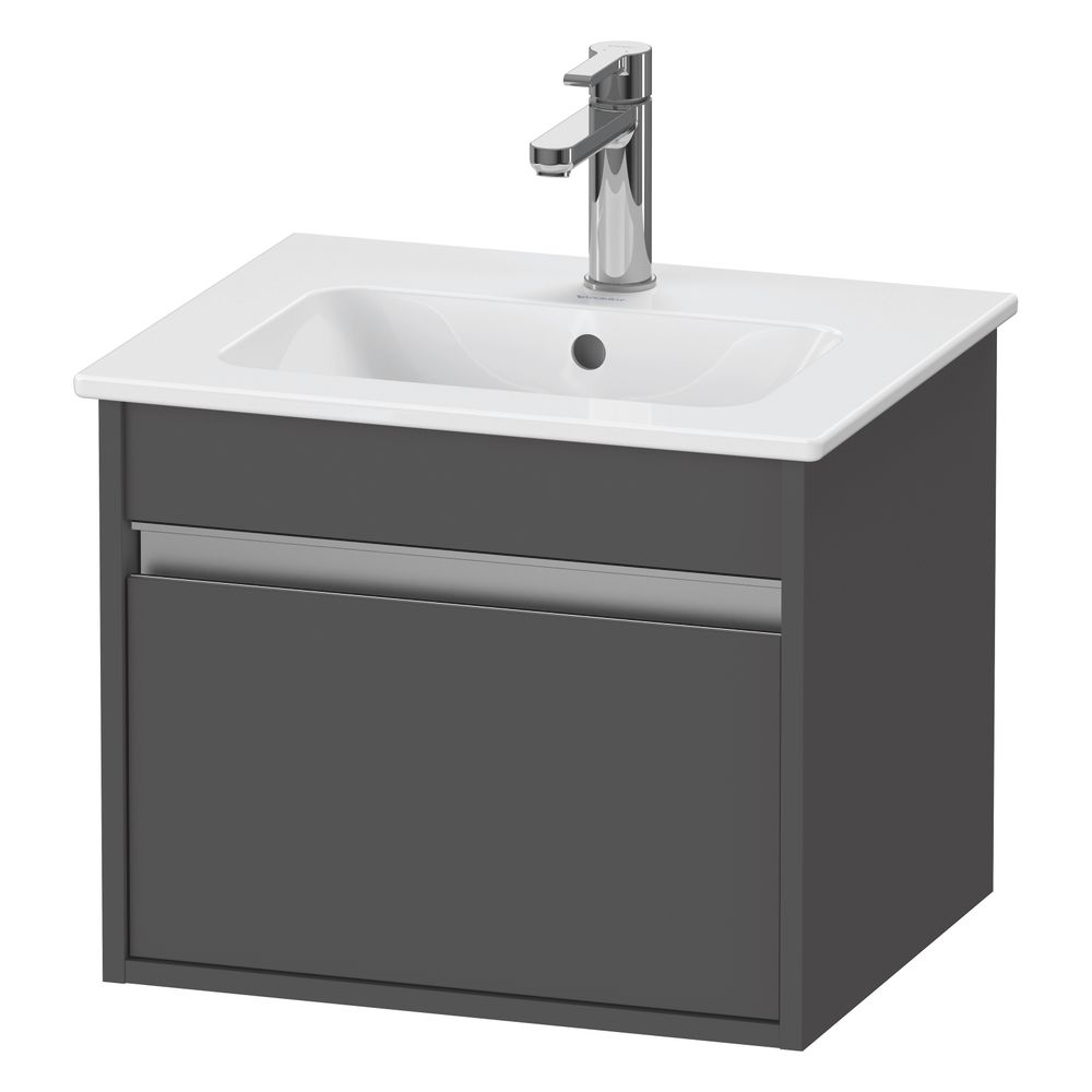 Duravit Ketho Waschtischunterbau wandh. 412x500x410mm, Compact Graphit Matt, Griff... DURAVIT-KT640404949 4063382032454 (Abb. 4)