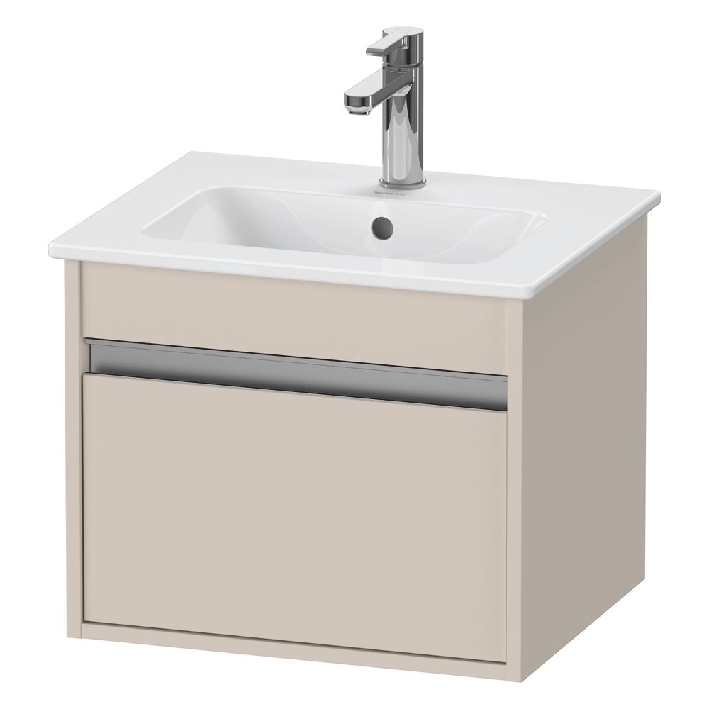 Duravit Ketho Waschtischunterbau wandh. 412x500x410mm, Compact Taupe Matt, Griffle... DURAVIT-KT640409191 4063382032508 (Abb. 4)