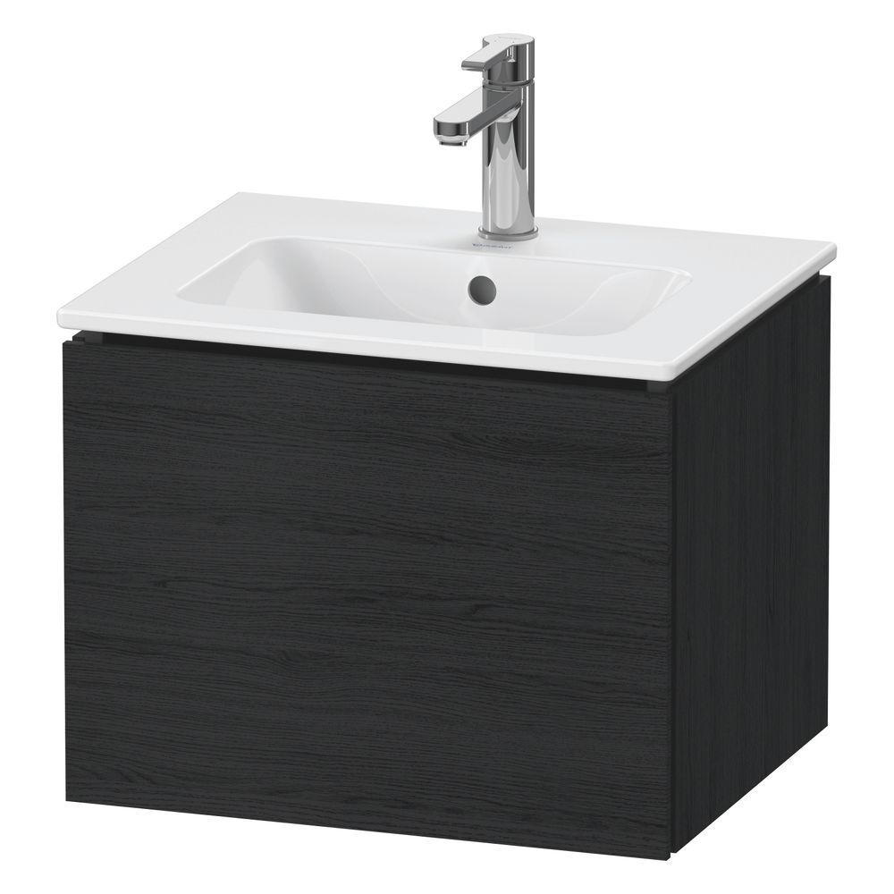 Duravit L-Cube Waschtischunterbau wandh. 421x520x400mm Compact Eiche Mattschwarz, ... DURAVIT-LC611801616 4063382032850 (Abb. 4)