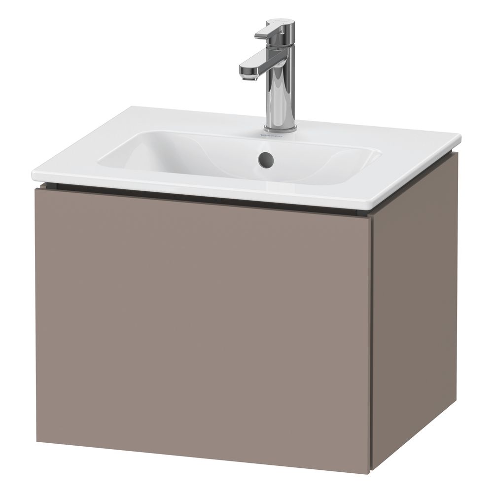 Duravit L-Cube Waschtischunterbau wandh. 421x520x400mm Compact Basalt Matt, Griffl... DURAVIT-LC611804343 4063382032775 (Abb. 4)