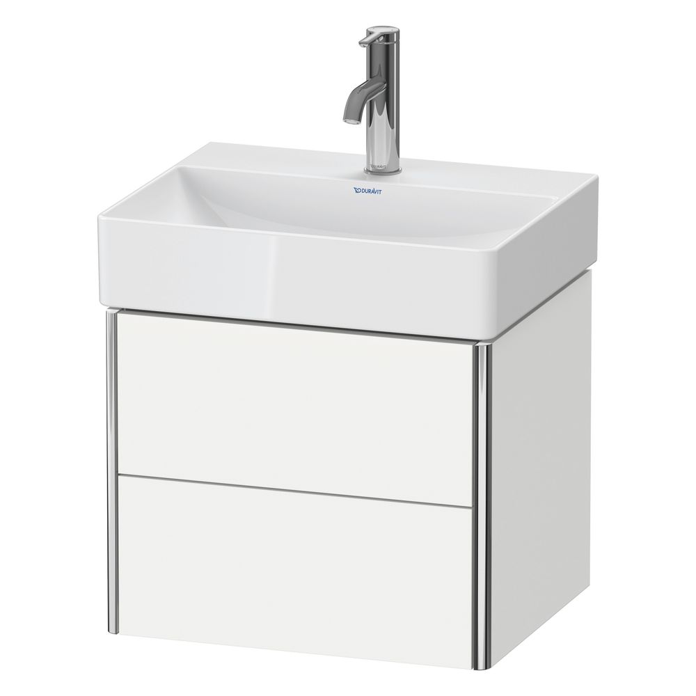 Duravit XSquare Waschtischunterbau wandhäng. 390x484x397mm Compact, Mattweiß, Grif... DURAVIT-XS430501818 4063382034830 (Abb. 4)