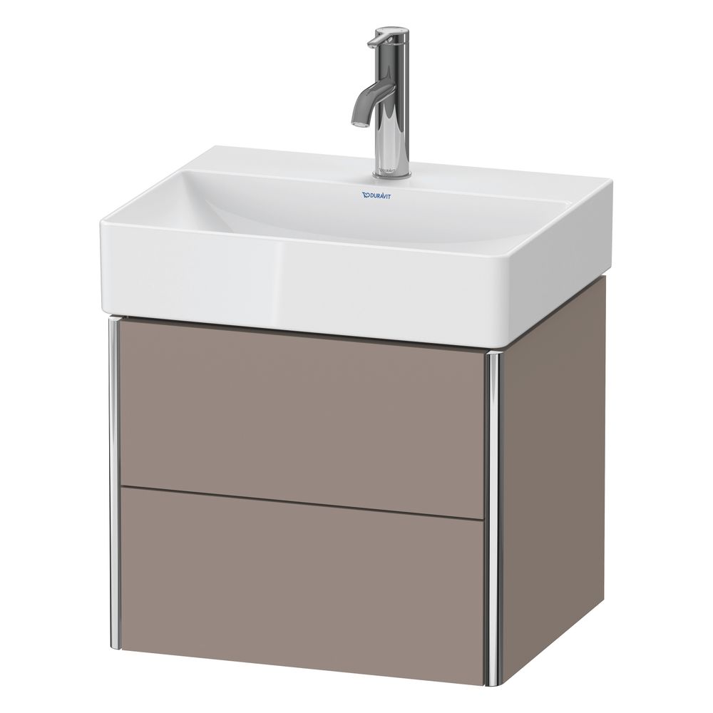Duravit XSquare Waschtischunterbau wandhäng. 390x484x397mm Compact, Basalt Matt, G... DURAVIT-XS430504343 4063382034878 (Abb. 4)