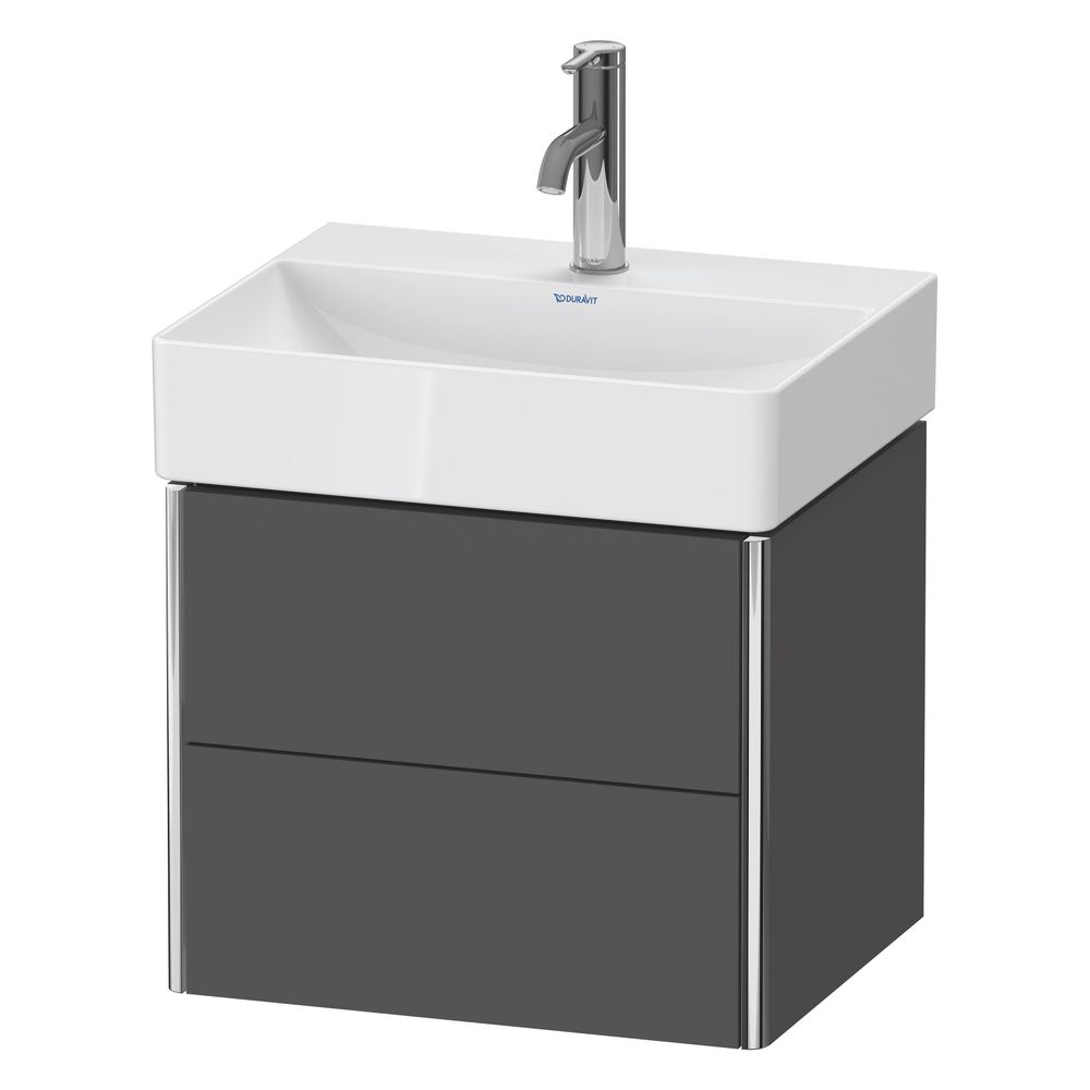 Duravit XSquare Waschtischunterbau wandhäng. 390x484x397mm Compact, Graphit Matt, ... DURAVIT-XS430504949 4063382034885 (Abb. 4)