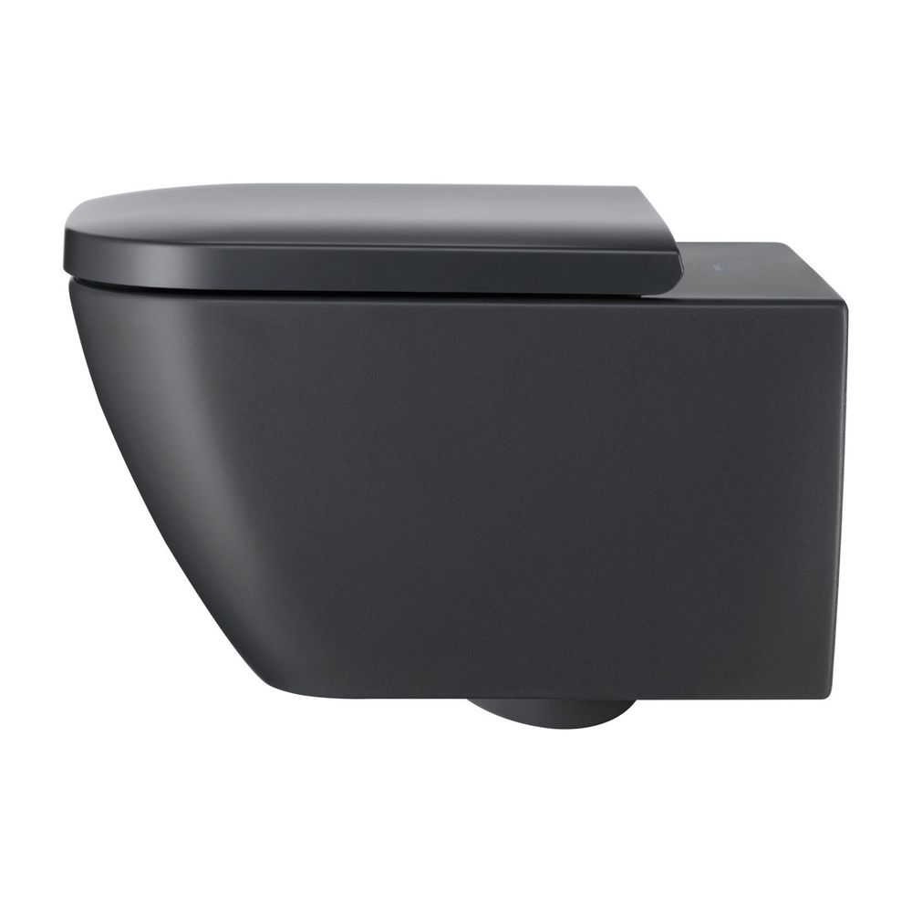 Duravit Happy D.2 WC-Sitz Anthrazit Matt 359x43x430mm mit Absenkauto. Sitzgarnitur ... DURAVIT-0064591300 4053424703381 (Abb. 1)