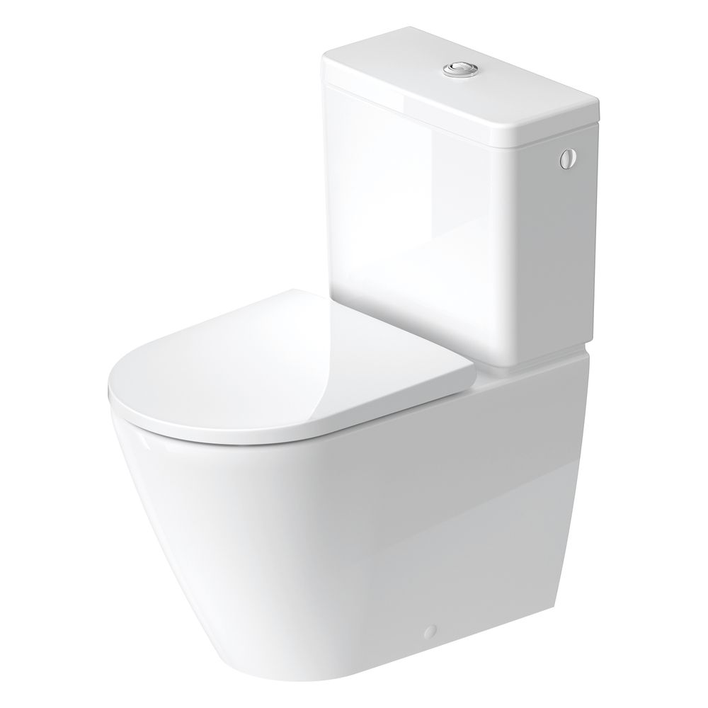 Duravit D-Neo Stand WC für Kombination 650x370x415mm, Weiß Hochglanz, 4/2l, Tiefspü... DURAVIT-2002090000 4063382016065 (Abb. 4)