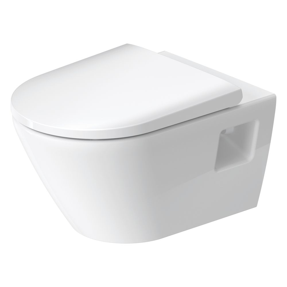 Duravit D-Neo Wand-WC 540x370x360mm, Weiß Hochglanz, 4,5l, Tiefspüler, rimless, waa... DURAVIT-2578090000 4063382016959 (Abb. 4)