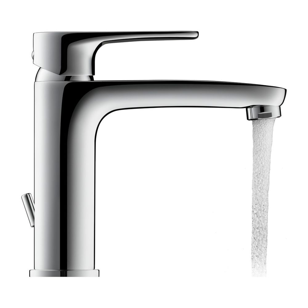 Duravit B.1 Einhebel-Waschtischmischer M, Chrom, 5l/min, Hebelgriff, mit Garnitur... DURAVIT-B11020001010 7612158494193 (Abb. 1)
