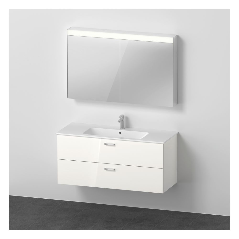 Duravit XBase Möbelwaschtisch, Waschtischunterbau, Spiegelschrank 490x1230x2000mm,... DURAVIT-XB007804545 4053424987675 (Abb. 4)