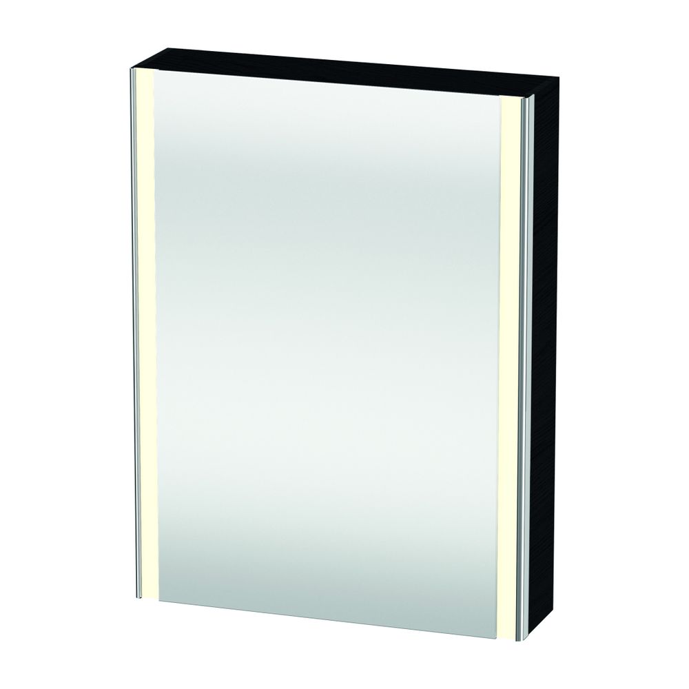 Duravit XSquare Spiegelschrank Wandmontage 155x600x800mm, Eiche Schwarz, 1 Tür... DURAVIT-XS7111L16160000 4063382764553 (Abb. 1)
