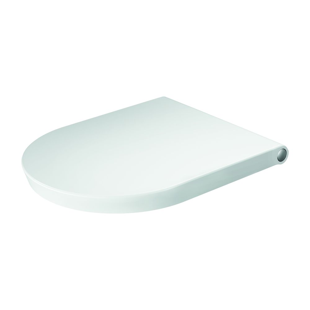 Duravit White Tulip WC-Sitz Weiß Hochglanz, 372x65x466mm, mit Absenkautomatik, Sitz... DURAVIT-0027090000 4063382101730 (Abb. 1)