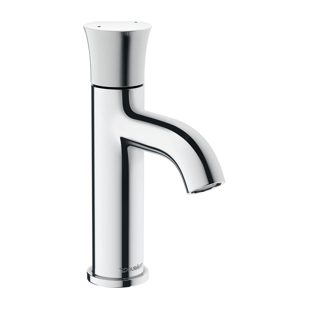 Duravit White Tulip Einhebel-Waschtischmischer S, Chrom, 5l/min, Hebelgriff, Ausl... DURAVIT-WT1010002010 8000177309137 (Abb. 1)