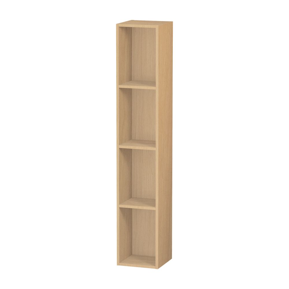 Duravit L-Cube Regalelement Wandmontage 180x180x1000mm, Natur Eiche, 4 oF, mit Bef... DURAVIT-LC120503030 4063382089496 (Abb. 1)
