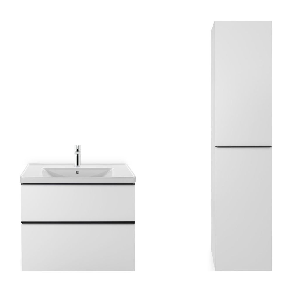 Duravit D-Neo Waschtisch 480x800x165mm, Weiß Hochglanz, Rechteckig, 1 Waschplatz/HL... DURAVIT-2367800000 4053424981970 (Abb. 2)