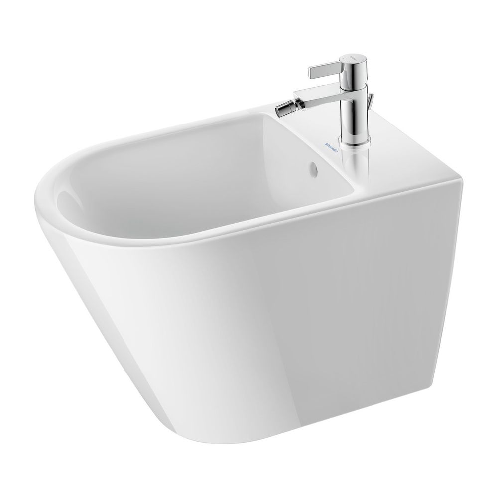 Duravit D-Neo Stand Bidet 650x370x400mm, Weiß Hochglanz, 1 HL, mit Überlauf mit Bef... DURAVIT-2294100000 4063382017208 (Abb. 1)