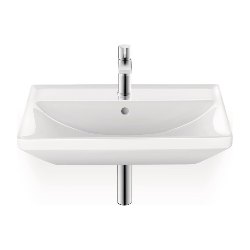 Duravit D-Neo Waschtisch 440x550x165mm wandhäng., Weiß Hochglanz, Rechteckig, 1 Was... DURAVIT-2366550000 4063382016287 (Abb. 1)